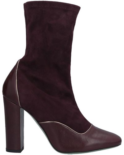 Paola D'arcano Ankle Boots - Purple