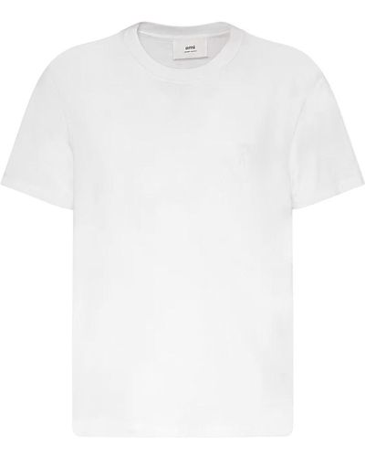 Ami Paris T-shirts - Weiß