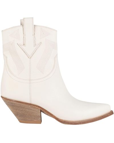 Buttero Ankle Boots - White