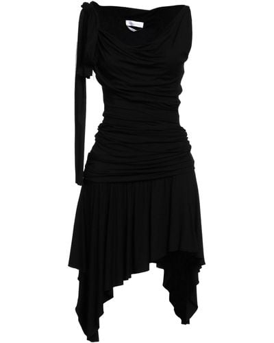 Blumarine Midi Dress Viscose, Elastane - Black