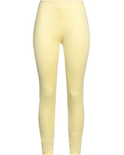 Cristinaeffe Trousers Viscose, Nylon, Elastane - Yellow