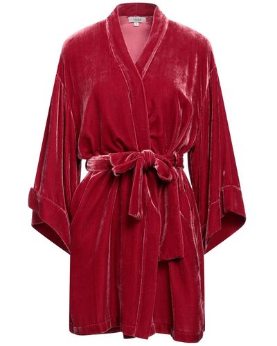 Vivis Dressing Gown Or Bathrobe - Red