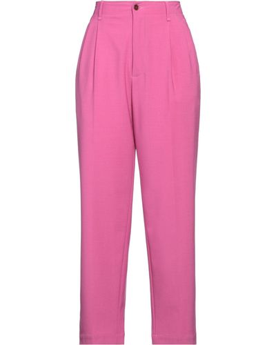 White Sand Trousers - Pink