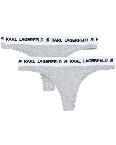 Karl Lagerfeld Thong - White