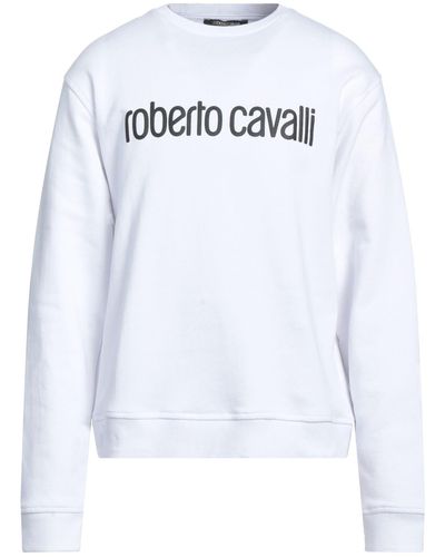 Roberto Cavalli Sweatshirt - Weiß