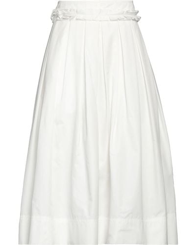 Plan C Midi Skirt - White
