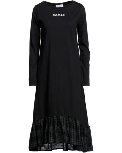 Gaelle Paris Midi Dress - Black
