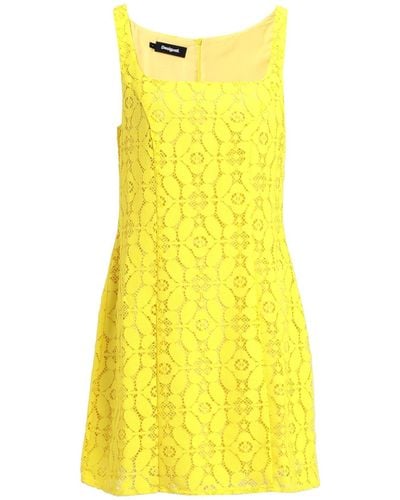Desigual Mini Dress - Yellow