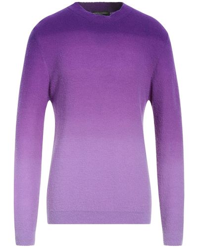 Daniele Fiesoli Sweater Merino Wool, Polyamide, Cashmere - Purple
