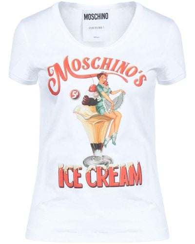 Moschino T-Shirt Organic Cotton - White