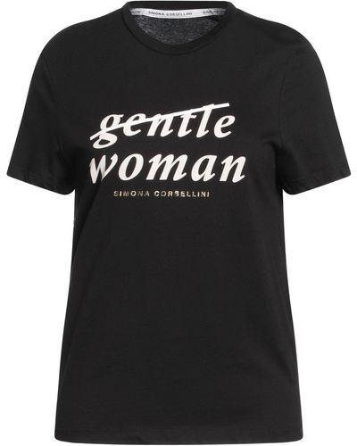 SIMONA CORSELLINI T-shirt - Black