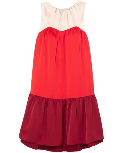 Paper London Robe courte - Rouge