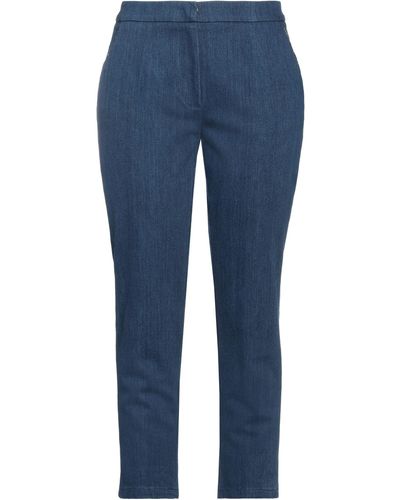 Marani Jeans Denim Cropped - Blue