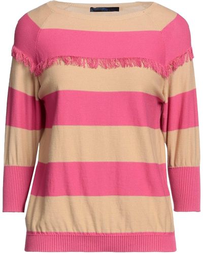 Blue Les Copains Sweater - Pink