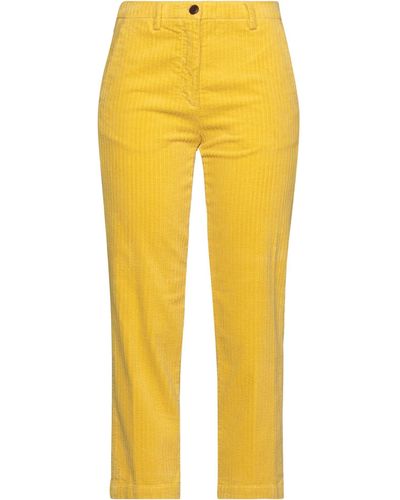 SKILLS & GENES Trousers - Yellow