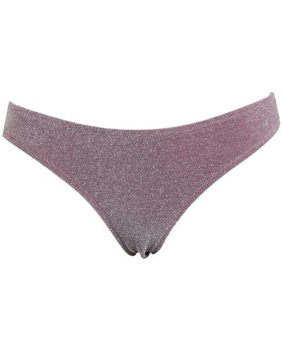 Pieces Bikini Bottoms & Swim Briefs - Purple