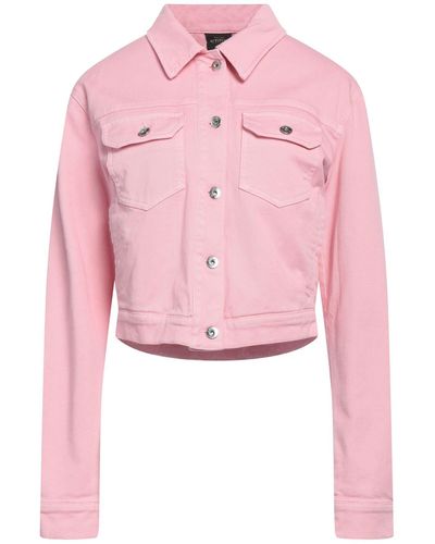 Actitude By Twinset Denim Outerwear - Pink