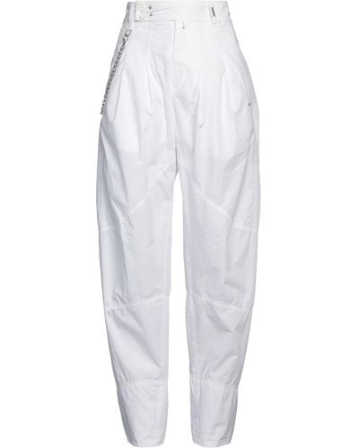 High Trouser - White