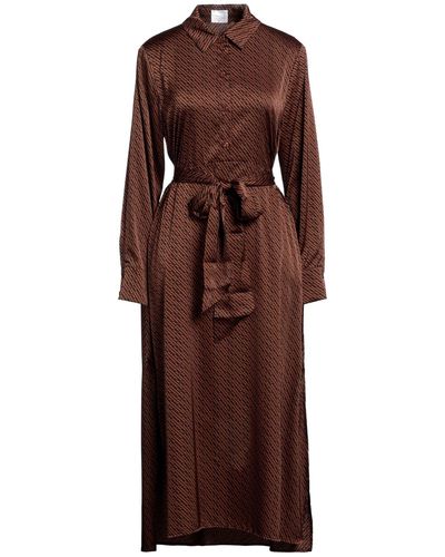 Anonyme Designers Maxi Dress - Brown