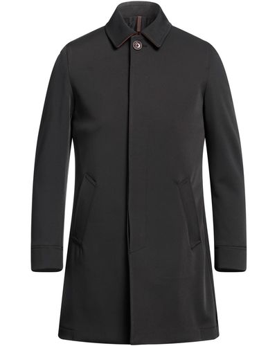 Laboratori Italiani Overcoat & Trench Coat - Black