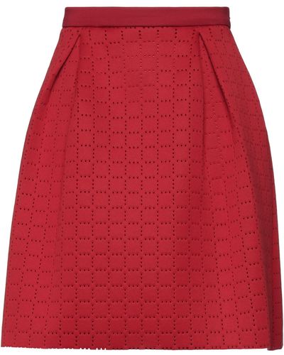 Hanita Mini Skirt - Red