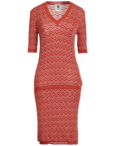 M Missoni Vestito Midi - Rosso