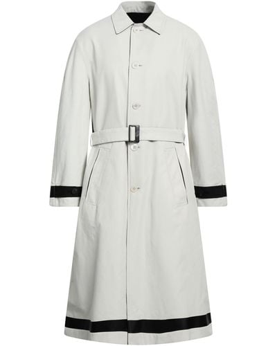 Neil Barrett Overcoat & Trench Coat - White