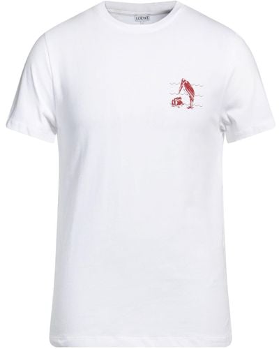 Loewe T-Shirt Cotton - White