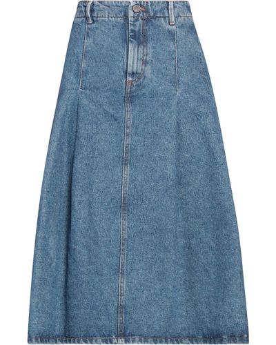 Alysi Midi Skirt - Blue
