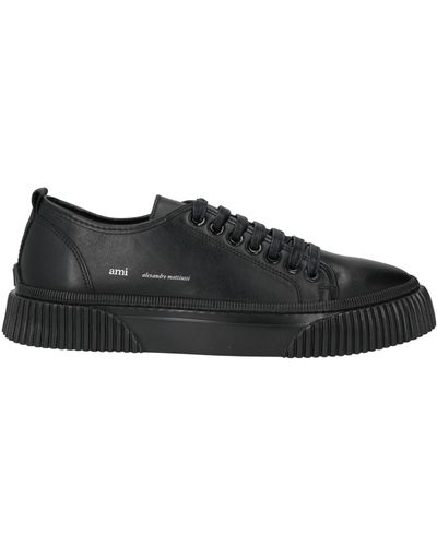 Ami Paris Sneakers Leather - Black