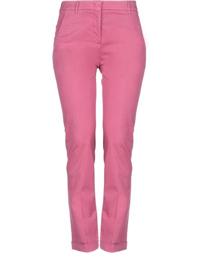 Incotex Fuchsia Pants Cotton, Elastane - Pink
