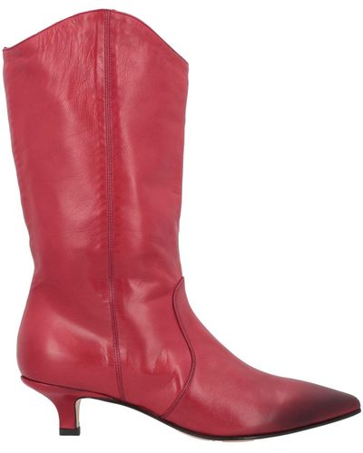 Pomme D'or Ankle Boots - Red