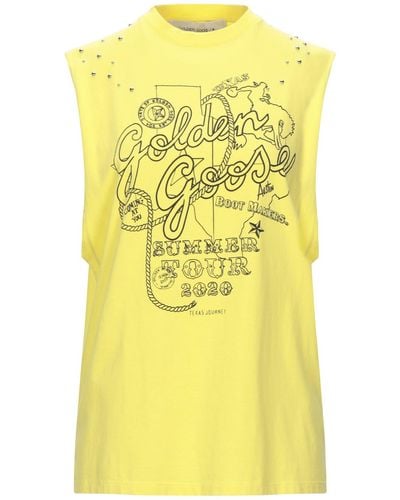 Golden Goose Camiseta - Amarillo
