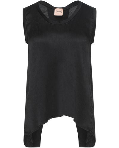 Black Nude Tops for Women Lyst