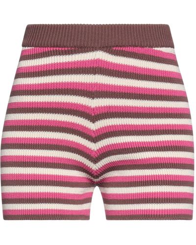Kontatto Dark Shorts & Bermuda Shorts Cotton - Red