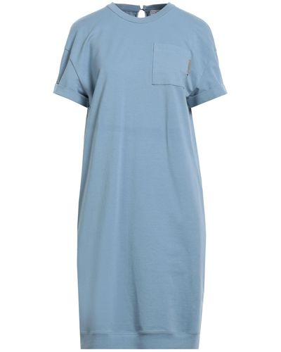 Brunello Cucinelli Mini Dress - Blue