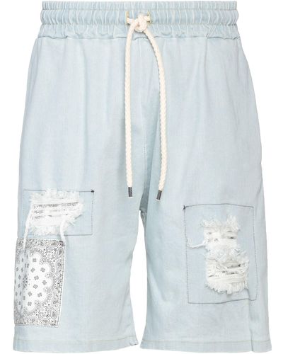 Takeshy Kurosawa Denim Shorts - Blue