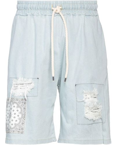 Takeshy Kurosawa Denim Shorts - Blue
