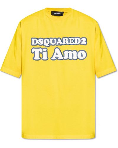DSquared² T-shirts - Gelb