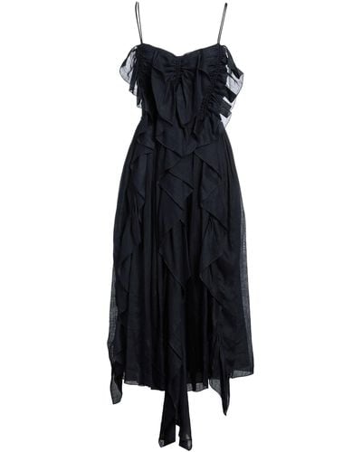 Chloé Vestido midi - Negro