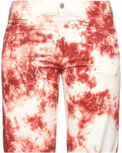 Massimo Alba Rust Shorts & Bermuda Shorts Cotton - Red