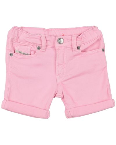 DIESEL Shorts & Bermuda Shorts Cotton, Elastane - Pink