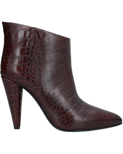 Erika Cavallini Semi Couture Ankle Boots - Brown