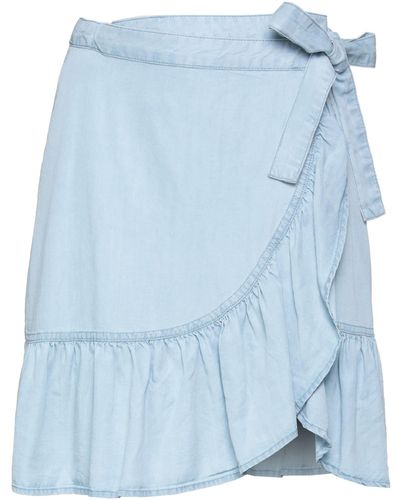 Pieces Mini Skirt - Blue