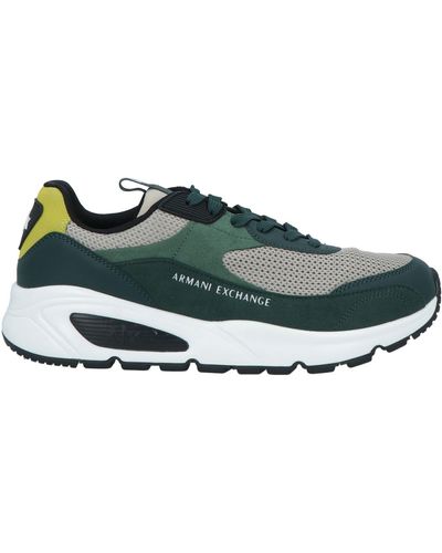 Green Armani Exchange Sneakers for Men | Lyst