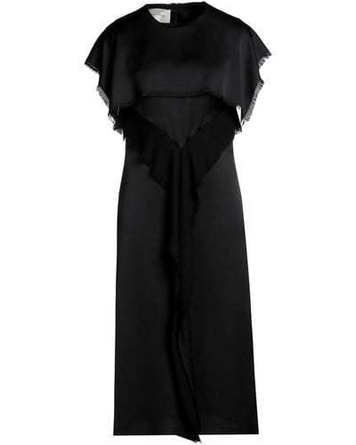 Cedric Charlier Midi Dress - Black