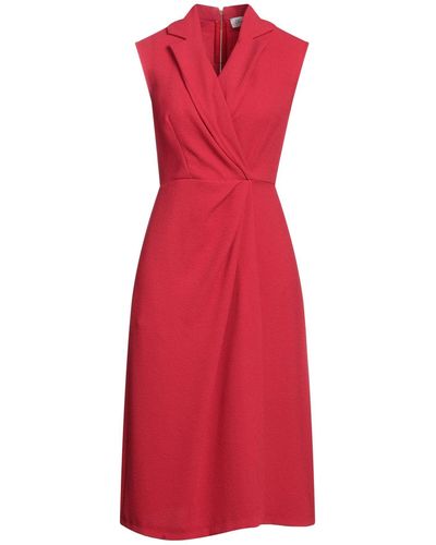 Closet Midi Dress - Red