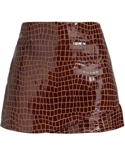 Muubaa Mini Skirt - Brown