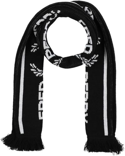 Black Fred Perry Scarves and mufflers for Men | Lyst