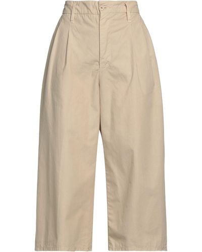 Novemb3r Cropped Trousers - Natural